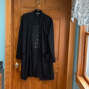 Elegant Black Women's Cardigan